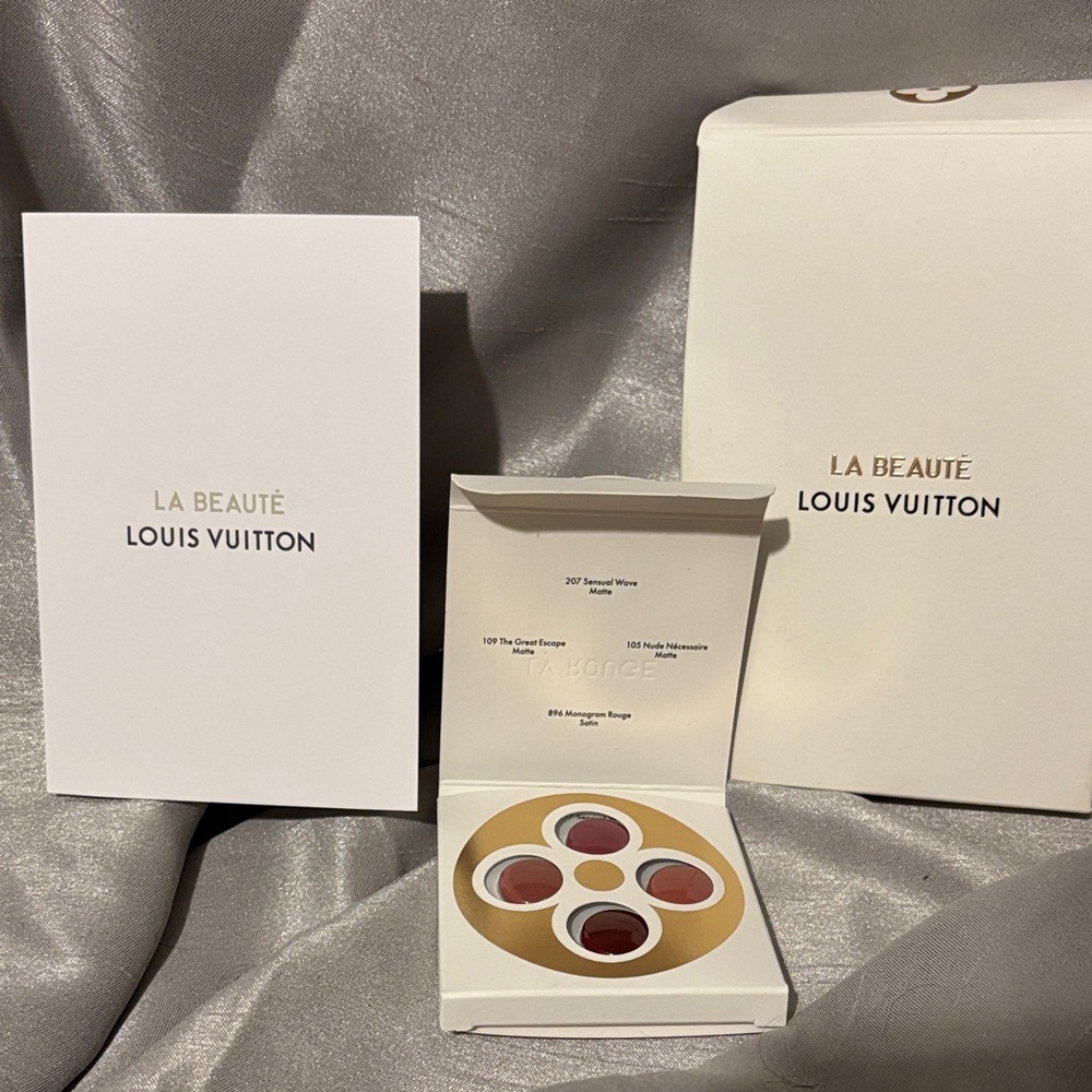 LV Rouge Louis Vuitton lipstick samples